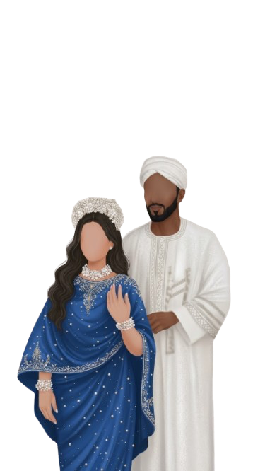 شهلاء ومحمدخير بالزي السوداني